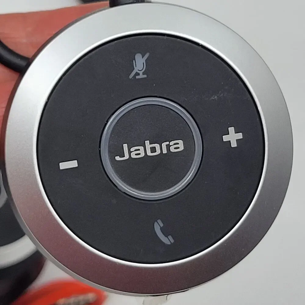 Jabra Evolve 40 Stereo Wired Headset HSC017 w/ ENC010 USB Controller with case